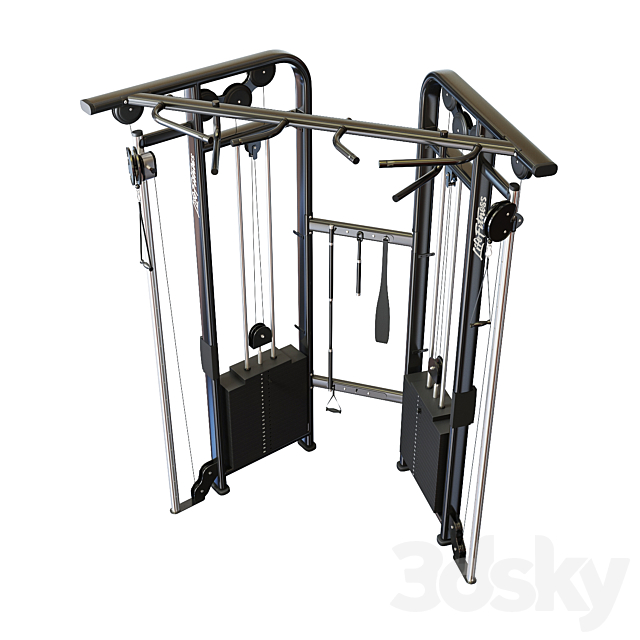 Lifefitness Signature Series Dual Adjustable Pulley 3d