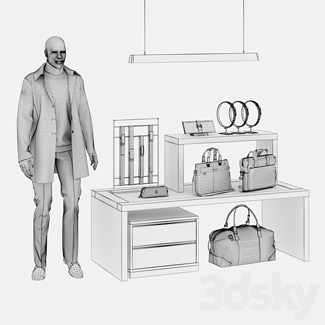 Accessories for boutique 3dskyfree