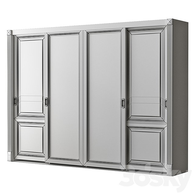 Built-in wardrobe Mont Blanc 3d