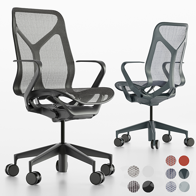 Mid-Back Cosm Chair by Herman Miller 3DSMax File - thumbnail 1