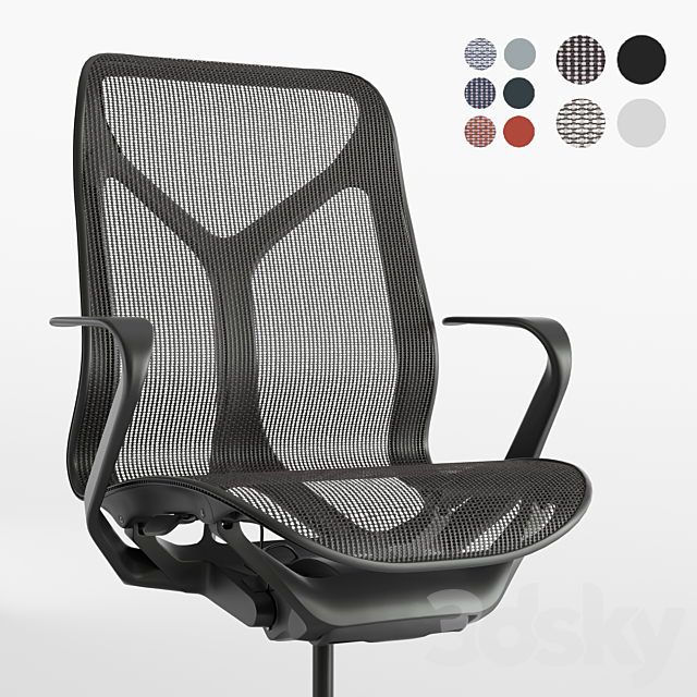 Mid-Back Cosm Chair by Herman Miller 3DSMax File - thumbnail 3