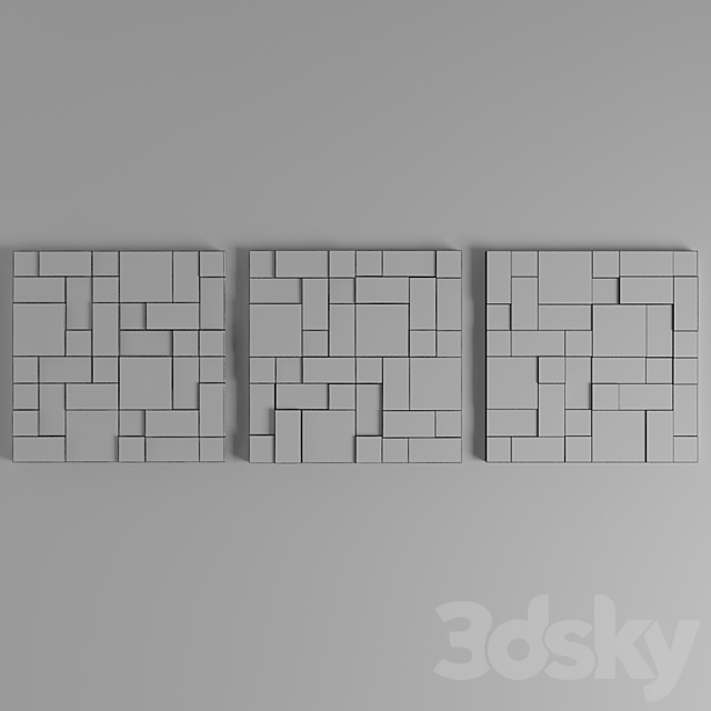 panel stone 3DSMax File - thumbnail 5