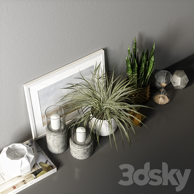 decorative set 04 3DSMax File - thumbnail 3