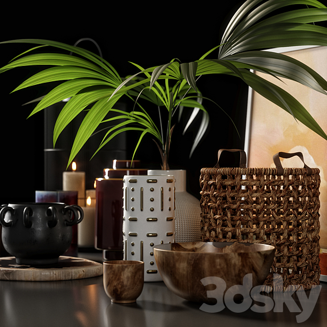 decorative set 07 3d