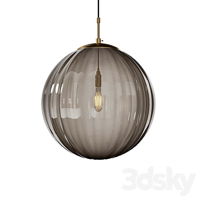 Nordic Colorful Glass Globe Pendant Lights ASKA 3d