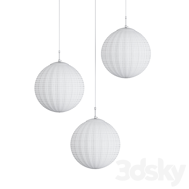 Nordic Colorful Glass Globe Pendant Lights ASKA 3dskyfree