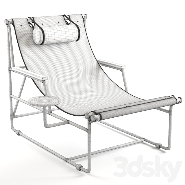 Sling chair 3d