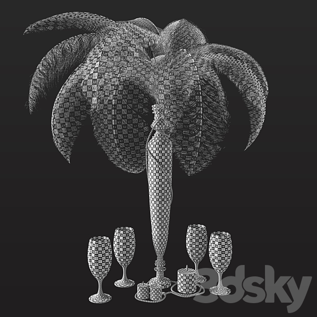 Decorative set A 3dsky