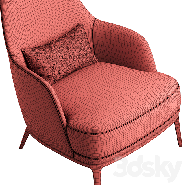 Poly F Armchair 3dskyfree