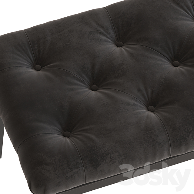 Coco Republic Piccadilly Tufted Bench 3dsky