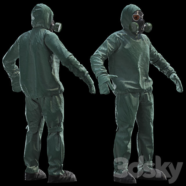 Protective suit 3d