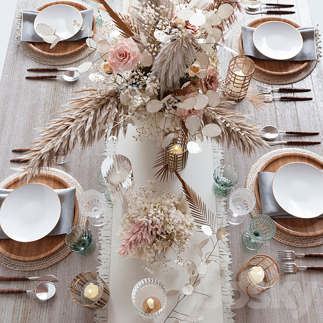 Serving beige 3dsky