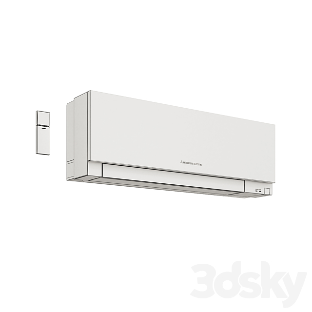 Mitsubishi Electric Air Conditioning 3DSMax File - thumbnail 3