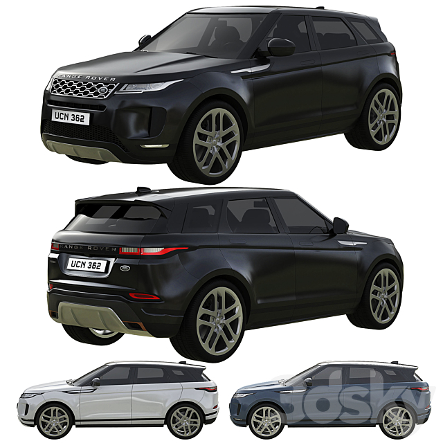 Range Rover Land Rover Evoque 3DSMax File - thumbnail 1
