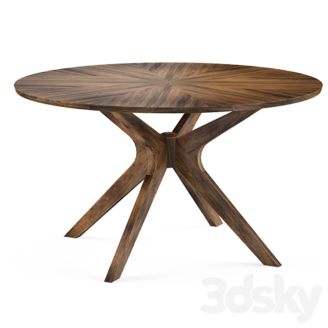 CALICO chairs & WELLS table 3dsky