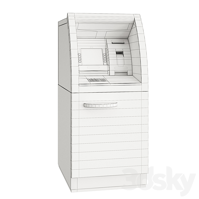 ATM machine 3d