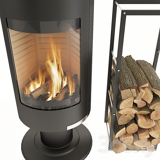 Fireplace Thorma Andorra Exclusive 3DSMax File - thumbnail 3