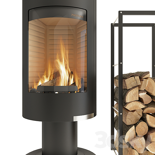 Fireplace Thorma Andorra Exclusive 3DSMax File - thumbnail 4