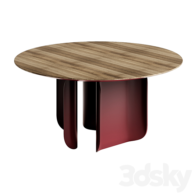 Miniforms BARRY Dining table (9 models) 3DSMax File - thumbnail 2