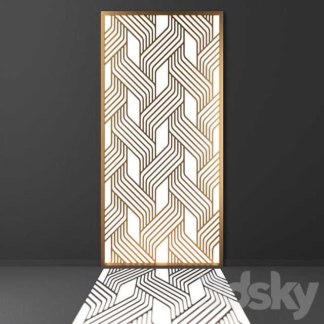 Decorative partition 3dskyfree