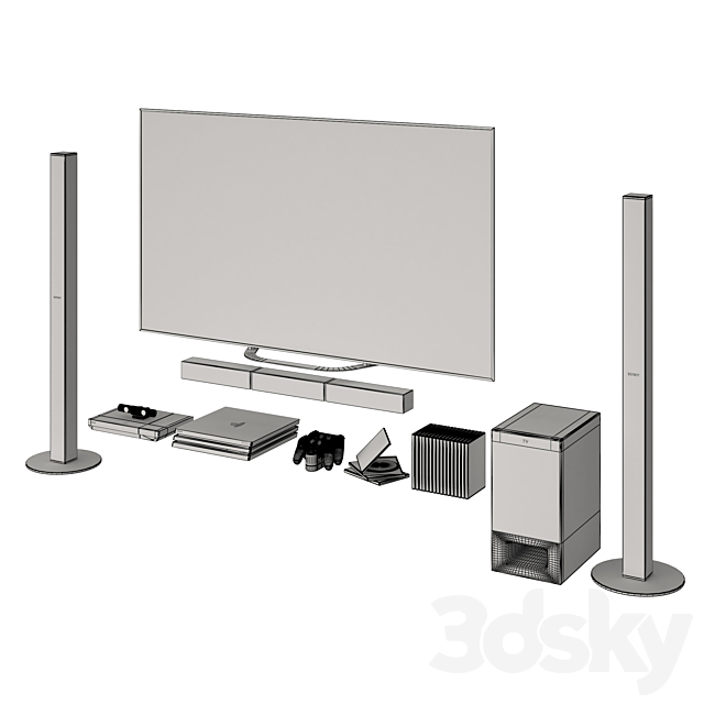 Sony tv system 3dsky