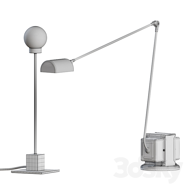 Table lamps 3dskyfree