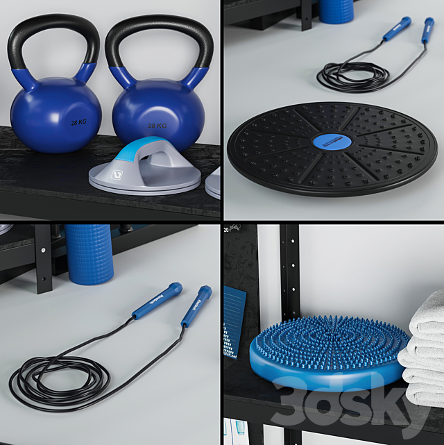 Sports set 3dsky