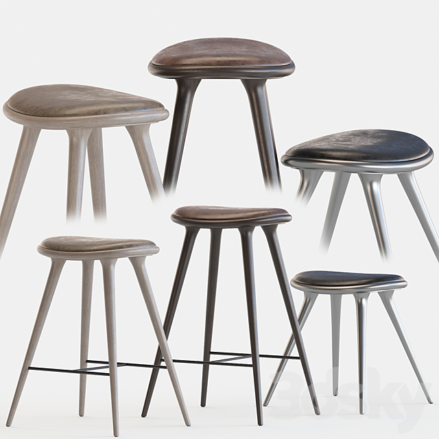Mater stools by space copenhagen 3DSMax File - thumbnail 1