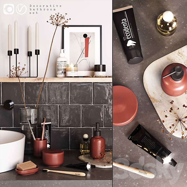 H & M_Decorative_bathroom_set Free Download