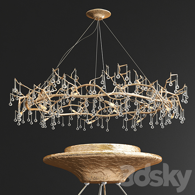 Serip Bijout Ring Chandelier - New Style 3d