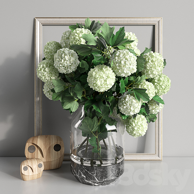 Decor set owls 3dsky