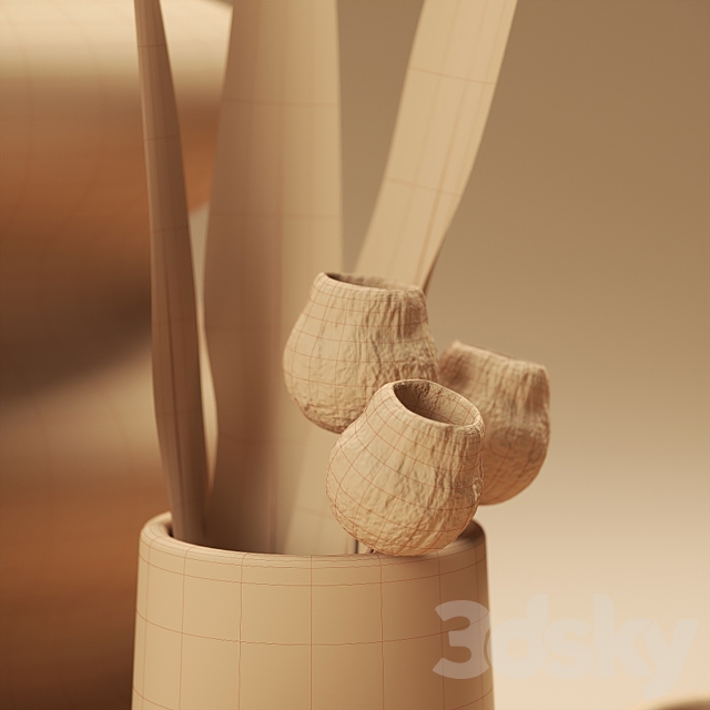 Set of vases H&M 3dskyfree