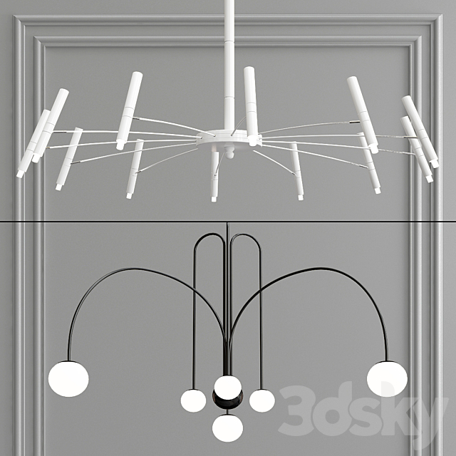 DAY and LOKA chandelier collection 3DSMax File - thumbnail 2