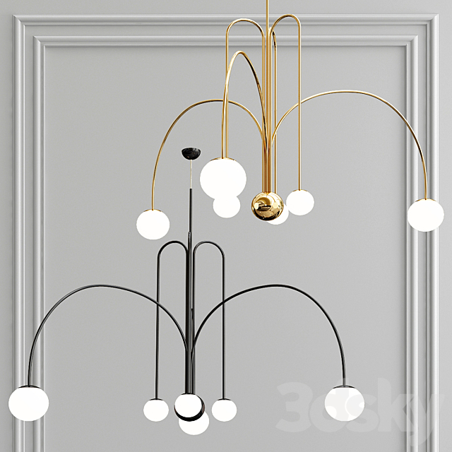 DAY and LOKA chandelier collection 3DSMax File - thumbnail 3