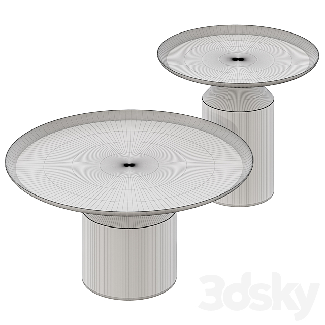 VeniceM Equilibre Coffee Tables 3DSMax File - thumbnail 2