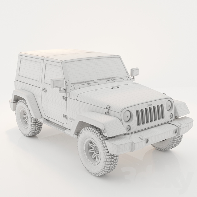 jeep wrangler rubicon 3d