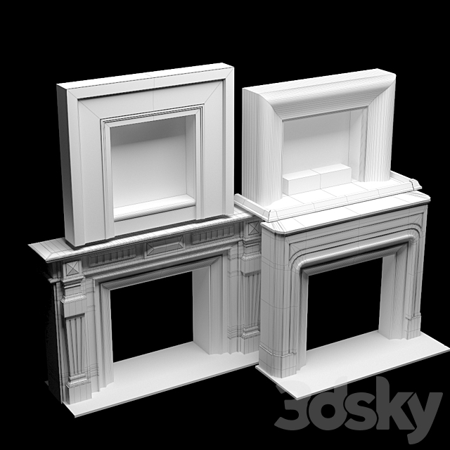 Fireplace portal 3d