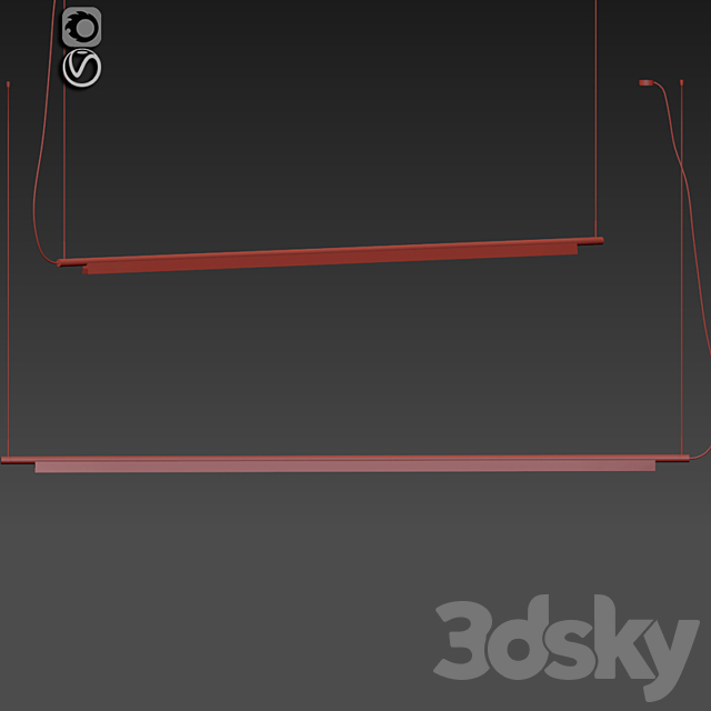 Compendium LED Linear Suspension 3d