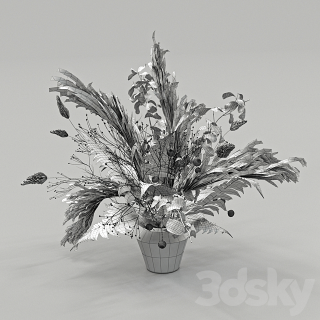 Dry bouquet 3DSMax File - thumbnail 4
