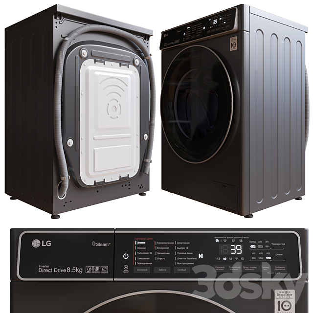 Washing machine AI DD LG F2T9GW9P. Free Download
