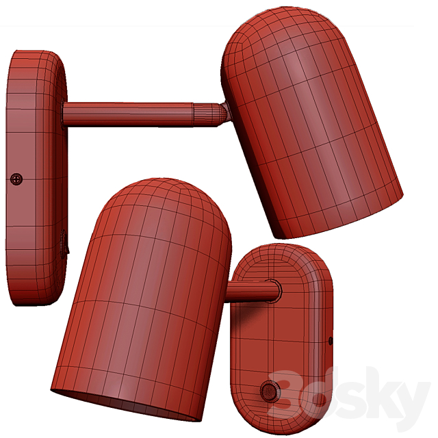 Northern Buddy Wall Lamp 3d