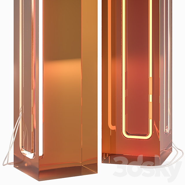 Floor lamp Totem h1900 3d