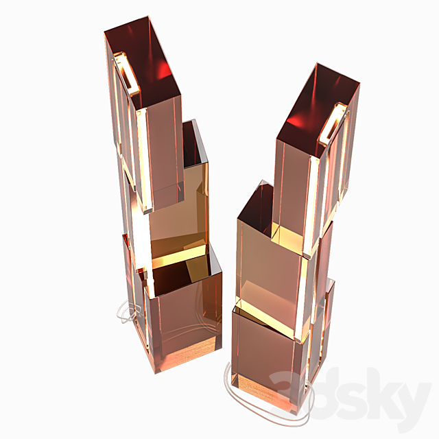Floor lamp Totem h1900 3dsky