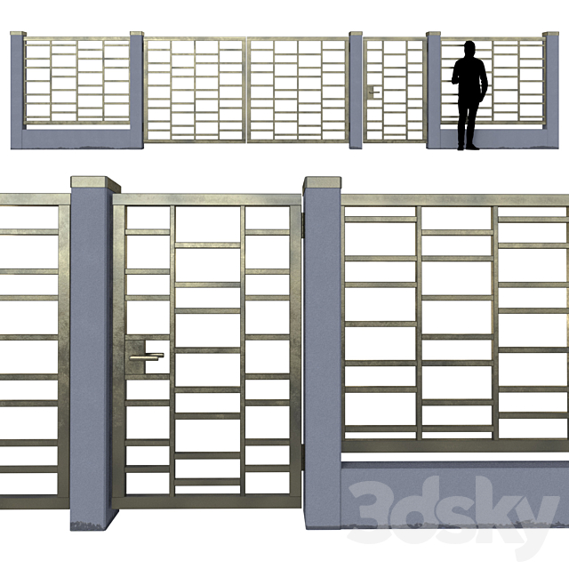 Fence_08 3d