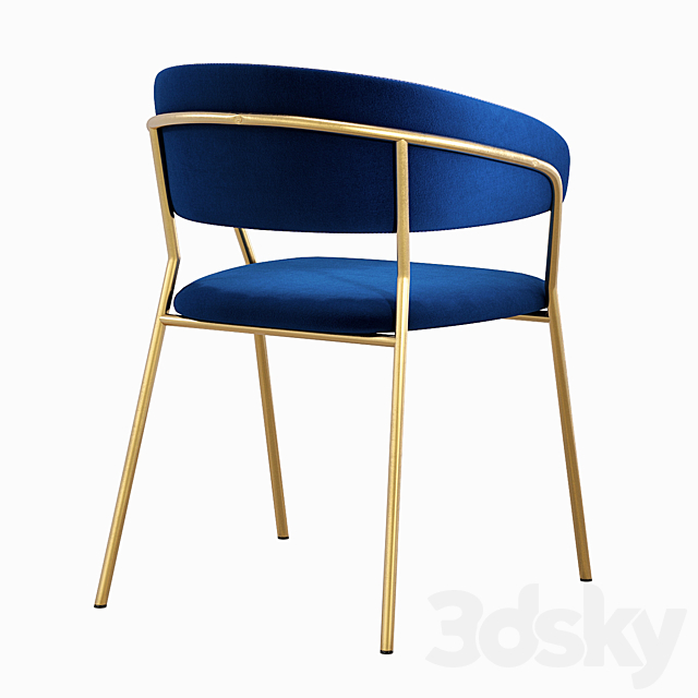 Modrest Brandy Modern Tania chair 3DSMax File - thumbnail 4