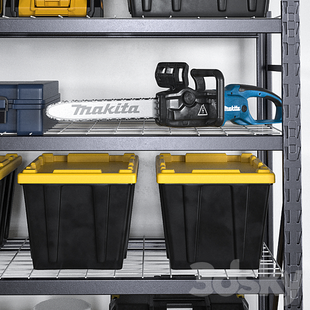 garage tools set 12 3dsky