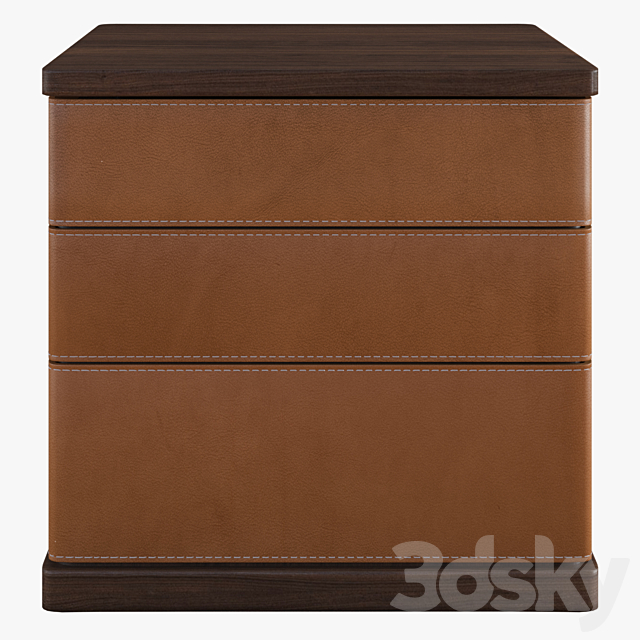 Fidelio Notte Poltrona Frau Bedside cabinet 3d
