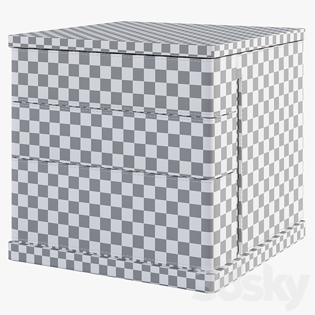 Fidelio Notte Poltrona Frau Bedside cabinet 3dskyfree