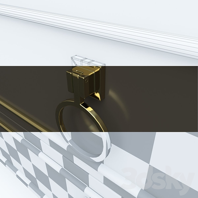 Furniture for a bathtub Elegance Napoleon 3 by Mia Italia 3dskyfree