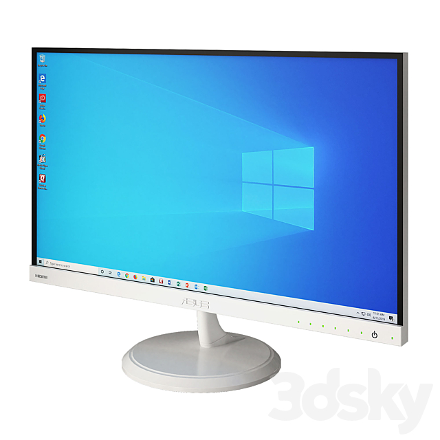White PC Asus 3dsky